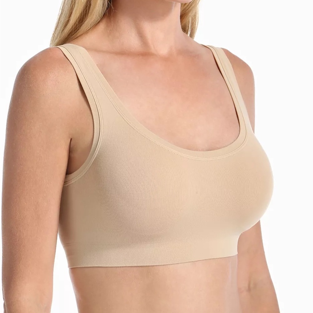 Hanro Touch Feeling Crop Top Size Small in Nude